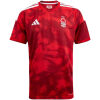 Mens Nottingham Forest Home Jersey 2026/27 red smoky mist patterned shirt front view