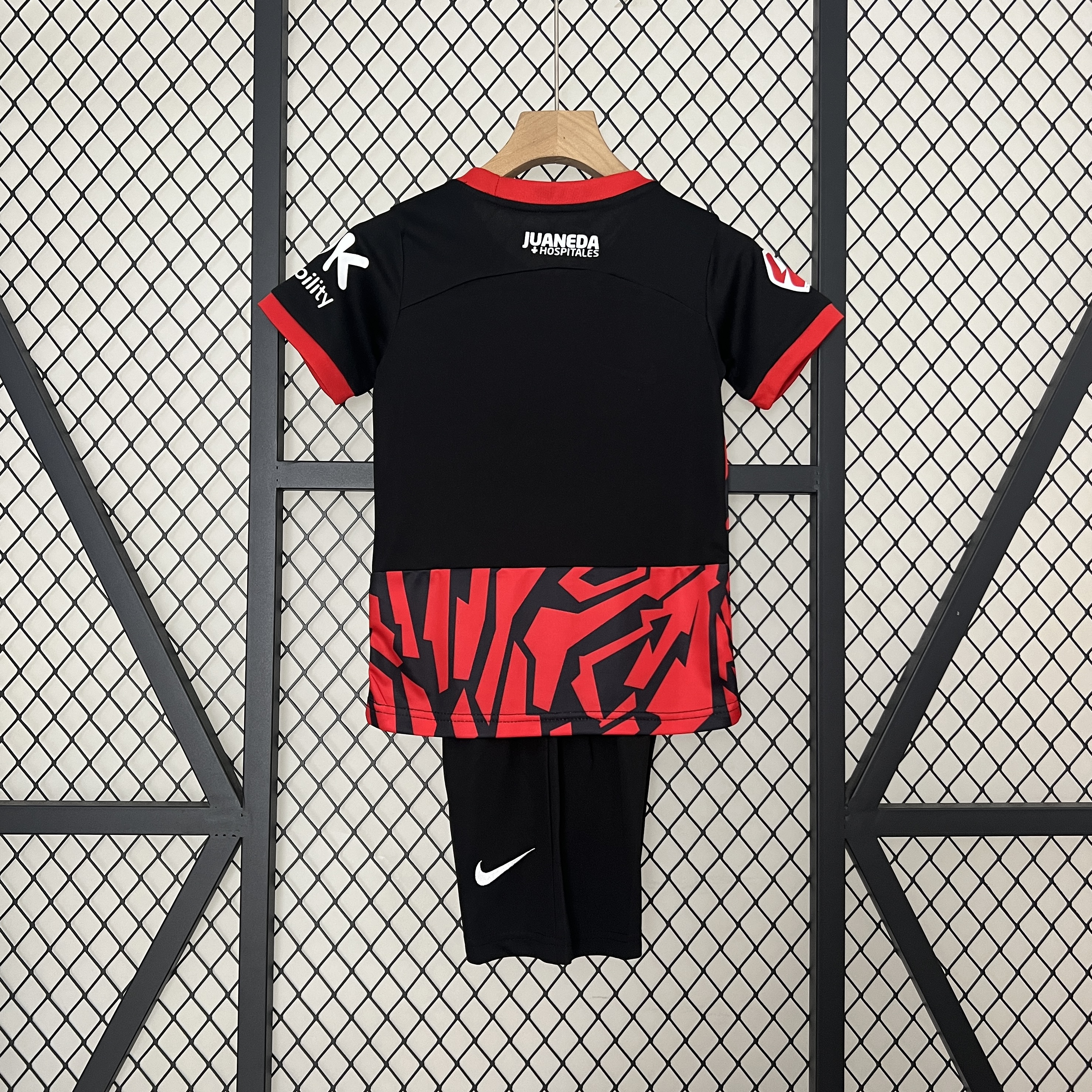 Kids Mallorca black Home Kit 2024/25 Kids Mallorca black Home Kit 2024/25 back view detail