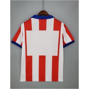 Mens Atletico Madrid Retro Home Jersey 2014/15 front view on display