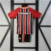 Kids Sao Paulo Away Kit 2025/26 Kids Sao Paulo Away Kit 2025/26 rear view of shirt and shorts
