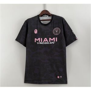 Mens Miami Joint Edition Black Jersey 2023/24 front view in black and pink