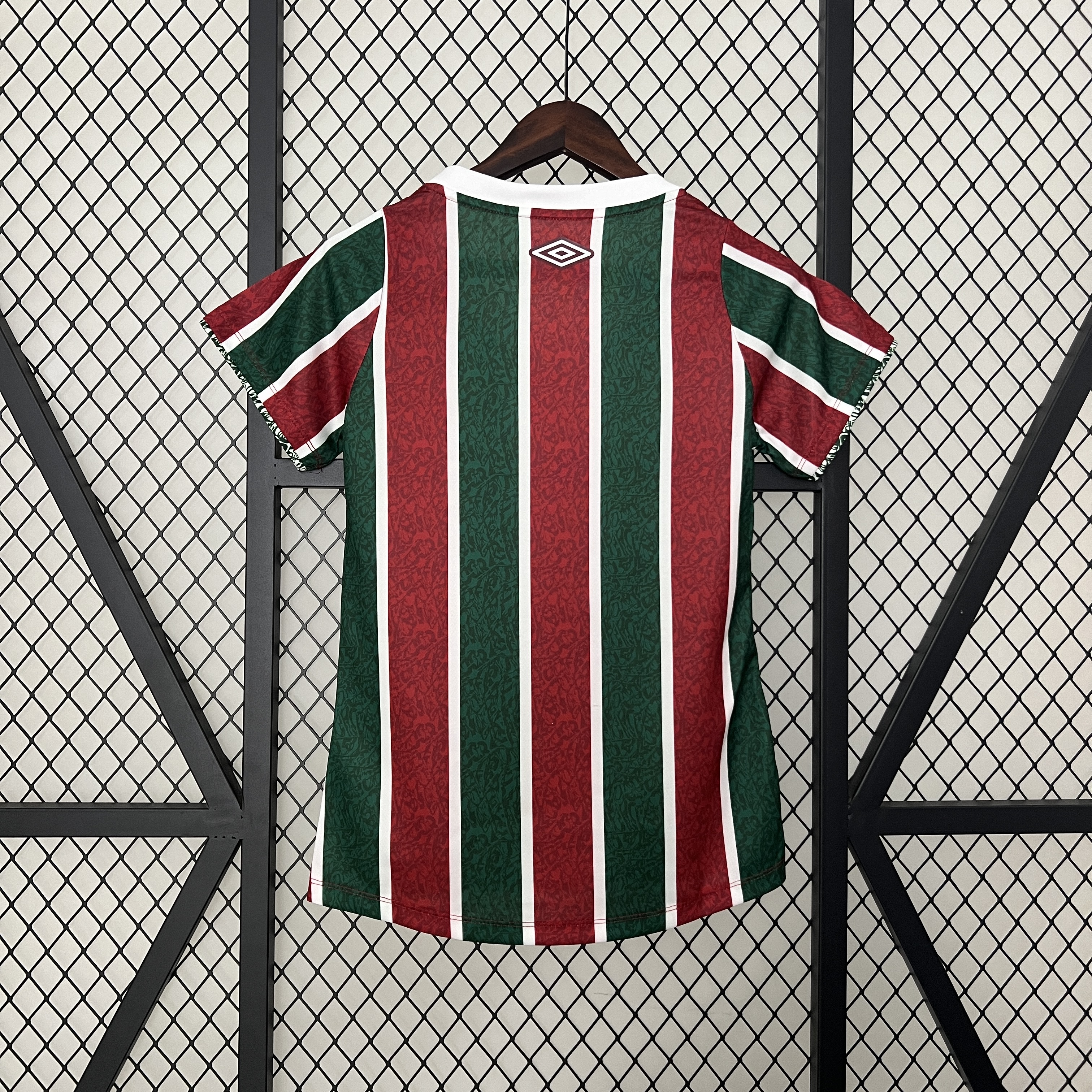 Womens Fluminense Home Jersey 2024/25 Womens Fluminense Home Jersey 2024/25 front view on display