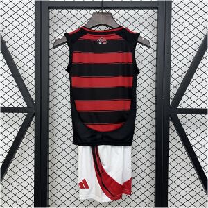 Kids Flamengo Singlet Kits Home Jersey 2025/26 front view on display