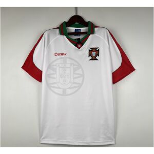 Mens Portugal Retro Away Jersey 1996 front view on hanger