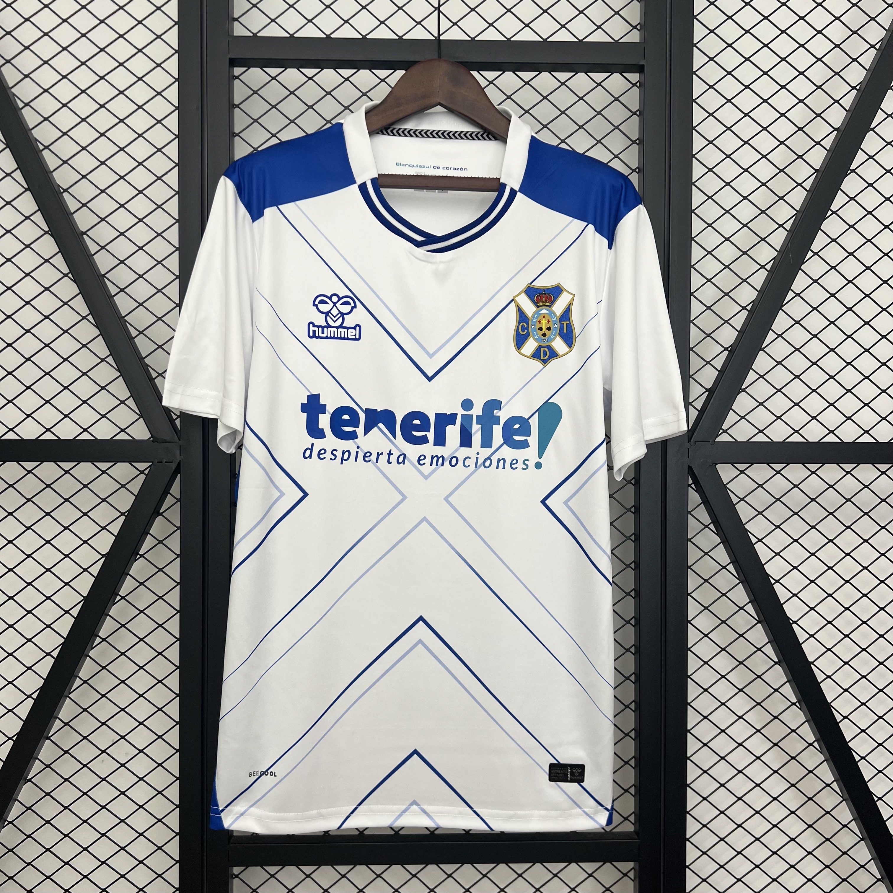 Mens Tenerife Home Jersey 2025/26 Mens Tenerife Home Jersey 2025/26 front view on display