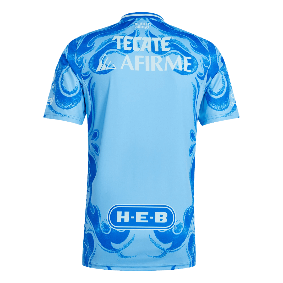 Mens Tigres UANL Away Jersey 2025/26 Mens Tigres UANL Away Jersey 2025/26 rear view showing matching team styling