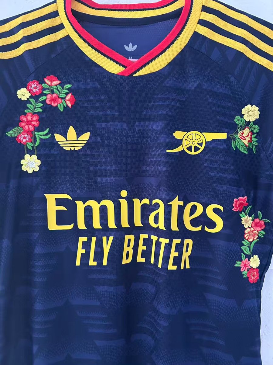 Mens Arsenal Away Floral Edition Special Jersey 2026/27 Mens Arsenal Away Floral Edition Special Jersey 2026/27