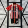 Kids Sao Paulo Away Kit 2025/26 front view showing jersey and shorts