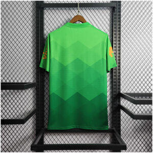Mens World Cup Brazil Green Training Kit Jersey 2022 back view detail