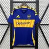 Mens Boca Juniors Home Jersey 2024/25 front view in royal blue and yellow stripe