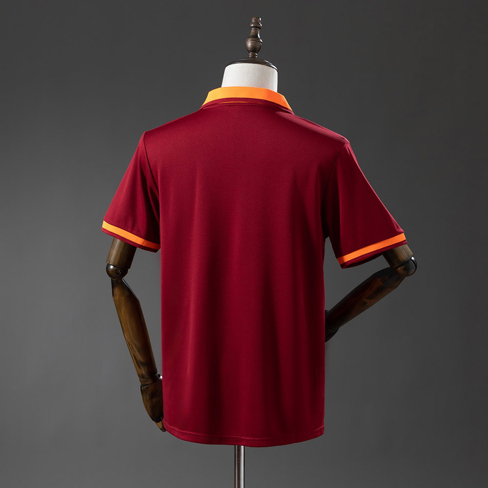 Mens Roma Retro Home Jersey 1983/84 Mens Roma Retro Home Jersey 1983/84 back view detail