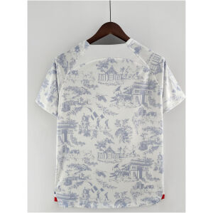 Mens France World Cup Away Jersey 2022 back view detail