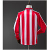 Mens Atletico Madrid Retro Long Sleeve Home Jersey 1994/95 front view on display