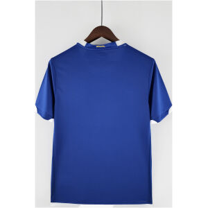 Mens World Cup Brazil Retro Away Jersey 2006 back view detail