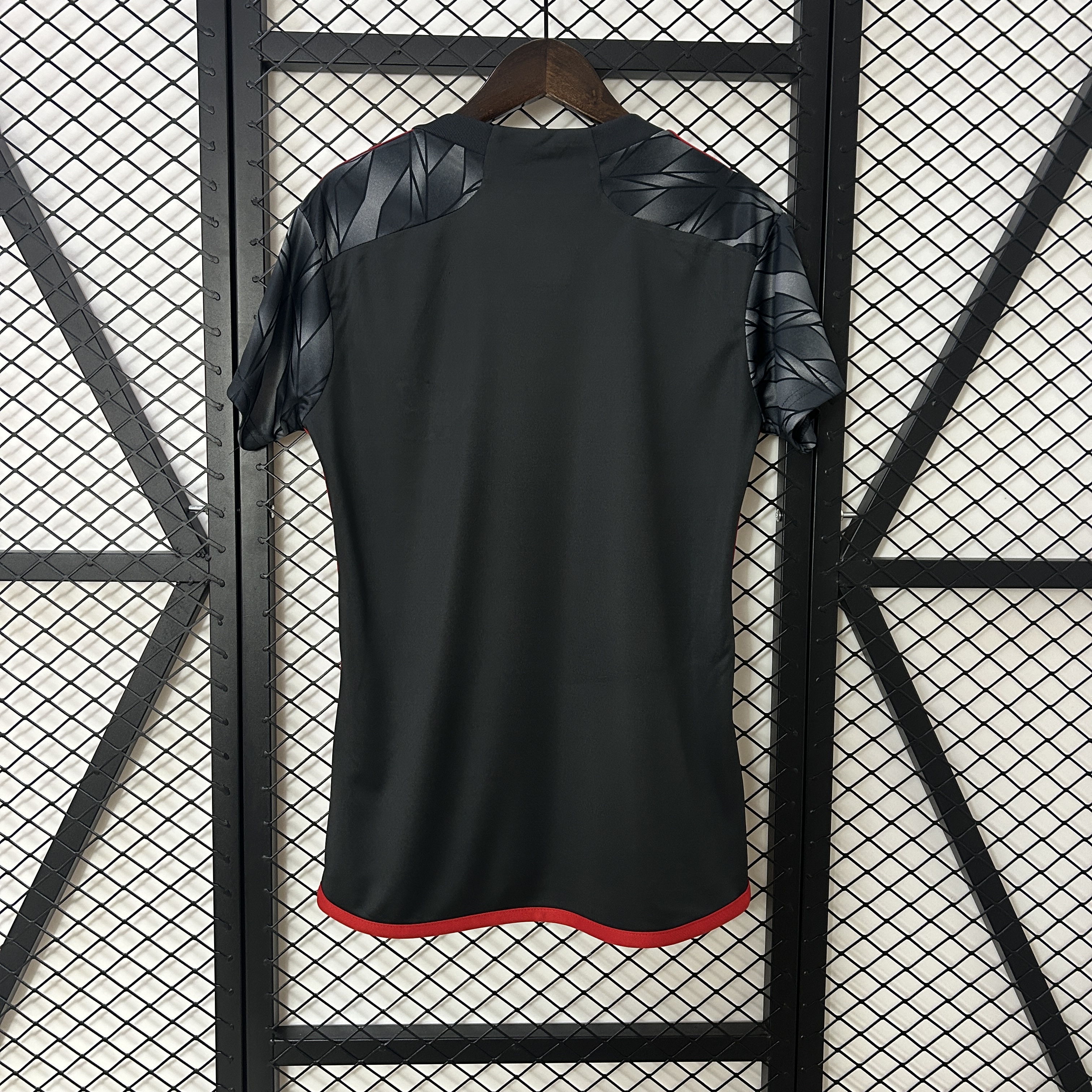 Womens Flamengo Third Jersey 2024/25 Womens Flamengo Third Jersey 2024/25 front view on display