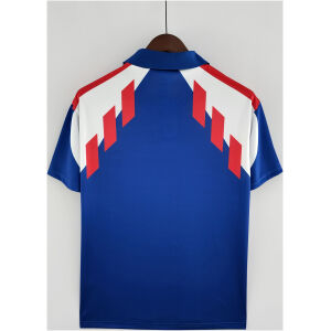 Mens France Retro Home Jersey 1988 back view detail