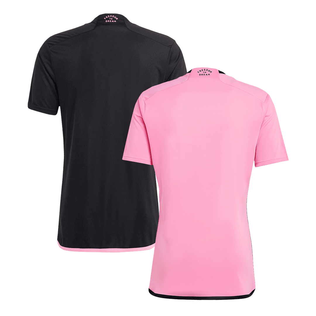 Mens Inter Miami CF & Inter Miami CF 24/25 Home Jersey 2024/25 Mens Inter Miami CF & Inter Miami CF 24/25 Home Jersey 2024/25 rear view showing matching team styling