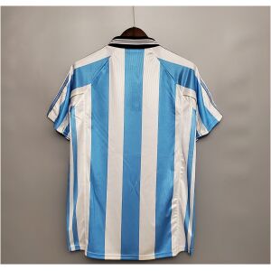 Mens World Cup Argentina Retro Home Jersey 1998 back view detail