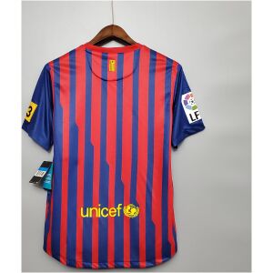 Mens Barcelona Retro Home Jersey 2011/12 rear view showing matching team styling