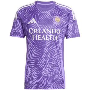 Mens Orlando City FC Home Jersey 2025/26 Mens Orlando City FC Home Jersey 2025/26 front view in purple with white sponsor