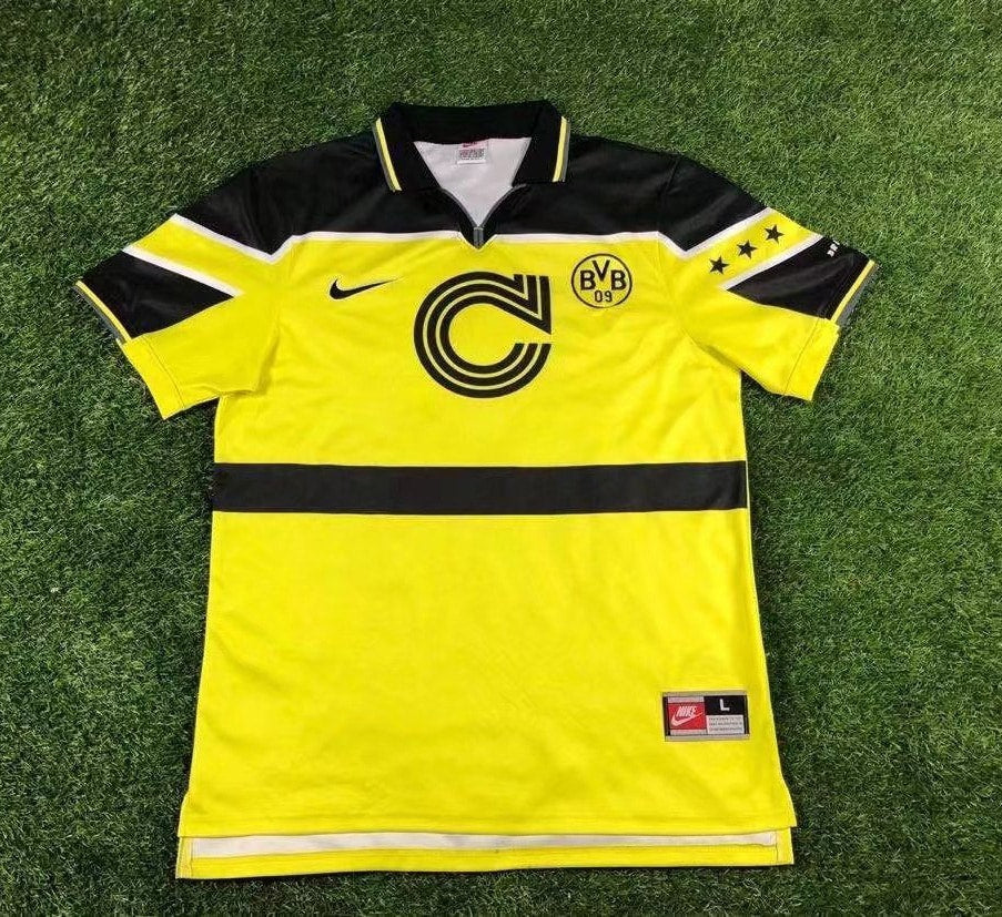 Mens Borussia Dortmund 96/97 Home Retro Shirt Mens Borussia Dortmund 96/97 Home Retro Shirt
