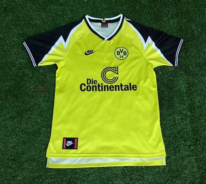 Mens Borussia Dortmund 95/96 Home Retro Shirt Mens Borussia Dortmund 95/96 Home Retro Shirt