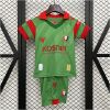 Kids Osasuna Away Kit 2025/26 front view on display