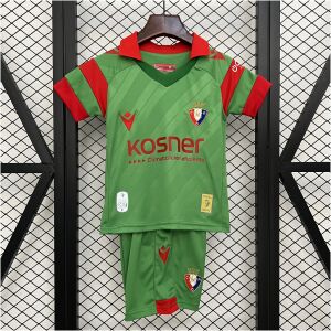Kids Osasuna Away Kit 2025/26 front view on display