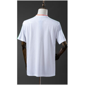 Mens Ireland Retro Away Jersey 1990 back view detail