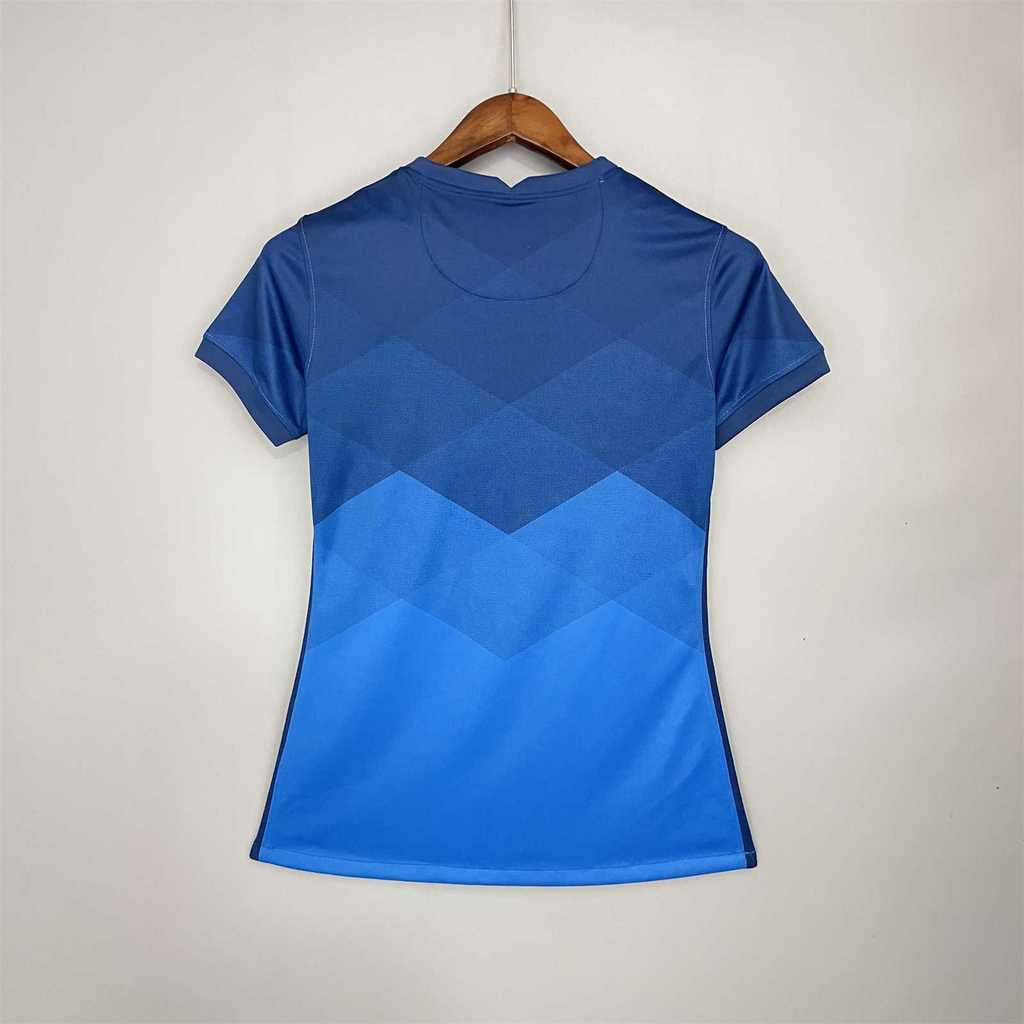 Womens Brazil Retro Away Jersey 2021 Womens Brazil Retro Away Jersey 2021 back view detail