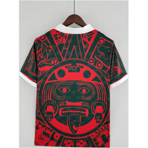 Mens Mexico Retro Fourth Jersey 1997 back view detail