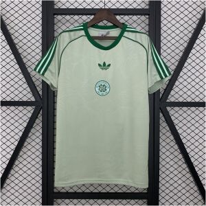 Mens Celtics white Special Edition Jersey 2025/26 front view in pale mint