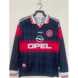 Mens Bayern Munich 97/99 Home Retro Shirt – Long Sleeve Mens Bayern Munich 97/99 Home Retro Shirt – Long Sleeve