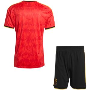 Mens Belgium World Cup Home Kit 2026 rear view of shirt and shorts