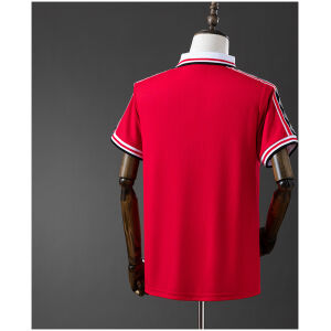Mens Manchester United Retro Home Jersey 1998/99 back view detail
