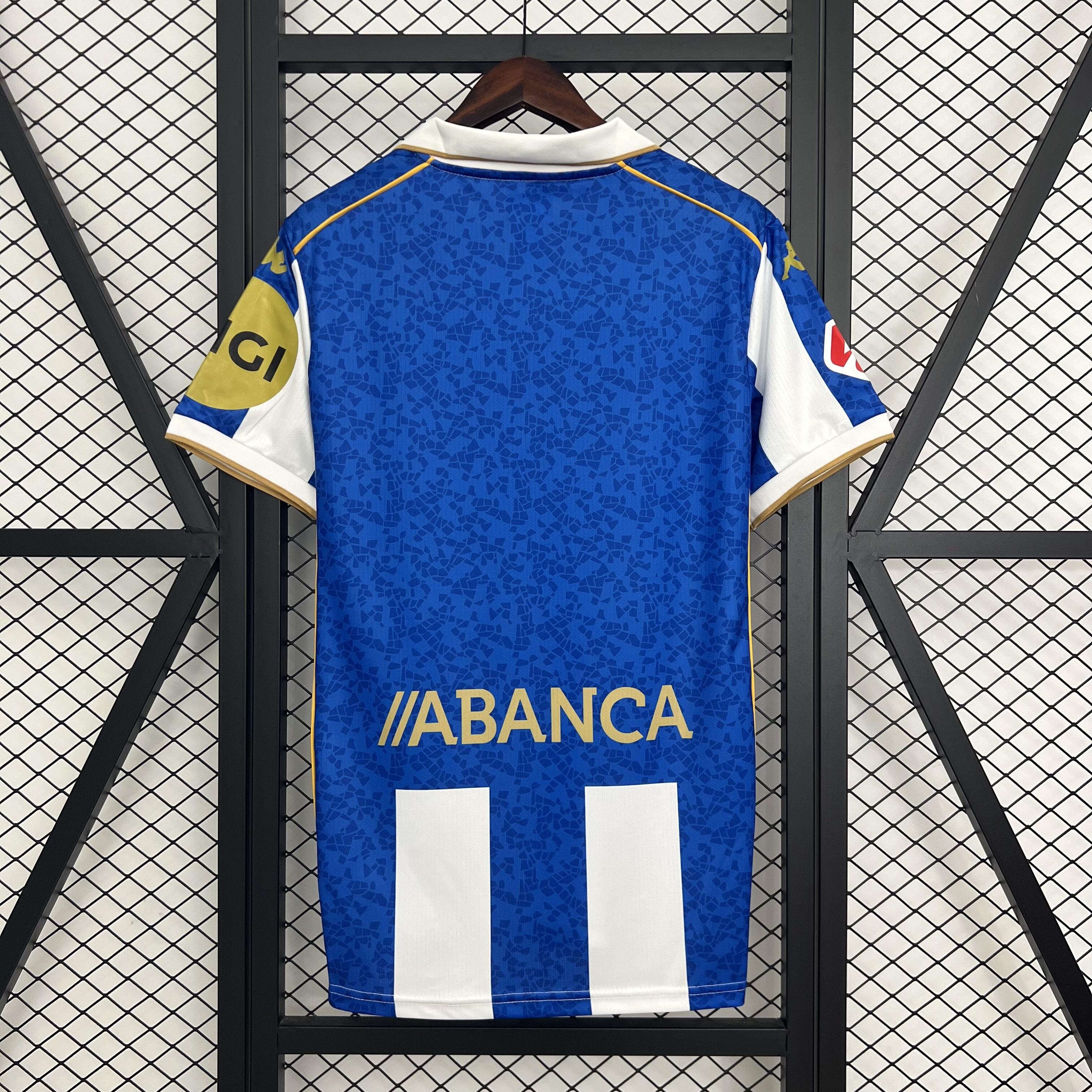 Mens Deportivo de La Coruna Home Jersey 2025/26 Mens Deportivo de La Coruna Home Jersey 2025/26 back view detail