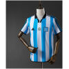 Mens Racing Club de Avellaneda Retro Home Jersey 2000/01 front view in albiceleste
