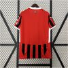 Mens AC Milan Home Jersey 2024/25 Mens AC Milan Home Jersey 2024/25 rear view showing matching team styling