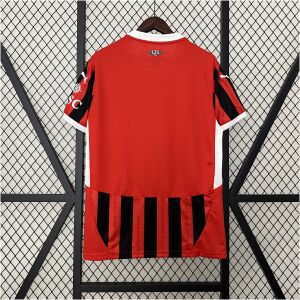 Mens AC Milan Home Jersey 2024/25 rear view showing matching team styling