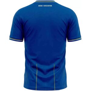 Mens Bosnia and Herzegovina World Cup Home Jersey 2026 blue shirt back view with country print