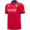 Mens CA Osasuna Home Jersey 2026/27 scarlet red shirt with navy polo collar front view