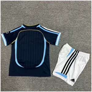 Kids World Cup Argentina Retro Away Kit 2006 back view detail