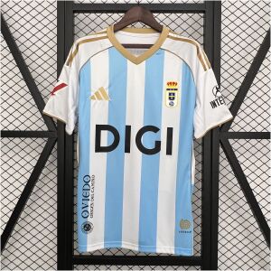 Mens Real Oviedo Third Jersey 2025/26 front view on display