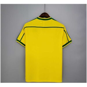 Mens World Cup Brazil Retro Home Jersey 1998 back view detail