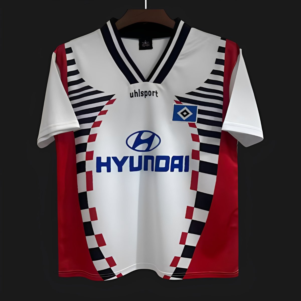 Mens Hamburger Sport 1996/97 Home Retro Shirt Mens Hamburger Sport 1996/97 Home Retro Shirt