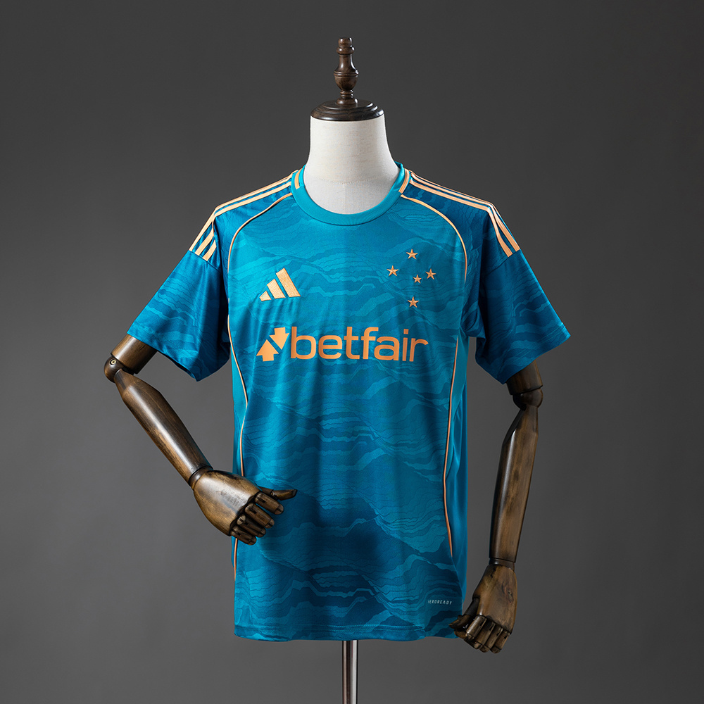 Mens Cruzeiro Third Jersey 2025/26 Mens Cruzeiro Third Jersey 2025/26 front view on display