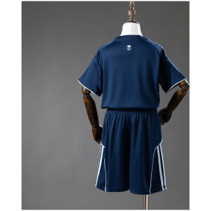 Kids Al Nassr Away Kit 2025/26 rear view of shirt and shorts