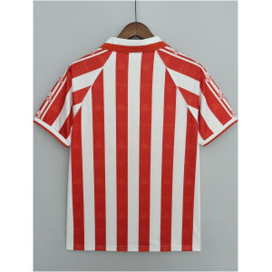Mens Athletic Bilbao Retro Home Jersey 1995/97 front view on display