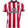 Mens Southampton Home Jersey 2026/27 red and white striped shirt front view