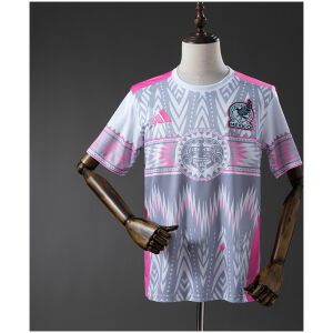 Mens Mexico Grey Special Edition Jersey 2025/26 on mannequin showing Aztec Sun Stone medallion